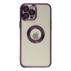 Newface Apple iPhone 12 Pro Kılıf Slot Silikon - Mor