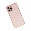 Newface Apple iPhone 12 Pro Max Kılıf Coco Karbon Silikon - Pembe