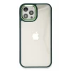 Newface Apple iPhone 12 Pro Max Kılıf Dora Kapak - Haki Yeşil
