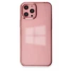 Newface Apple iPhone 12 Pro Max Kılıf Element Silikon - Pembe