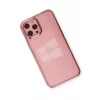 Newface Apple iPhone 12 Pro Max Kılıf Element Silikon - Pembe