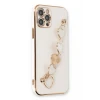 Newface Apple iPhone 12 Pro Max Kılıf Esila Silikon - Beyaz