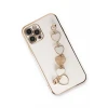 Newface Apple iPhone 12 Pro Max Kılıf Esila Silikon - Beyaz
