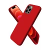 Newface Apple iPhone 12 Pro Max Kılıf First Silikon - Koyu Kırmızı