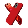 Newface Apple iPhone 12 Pro Max Kılıf First Silikon - Koyu Kırmızı