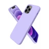 Newface Apple iPhone 12 Pro Max Kılıf First Silikon - Lila