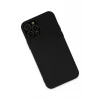 Newface Apple iPhone 12 Pro Max Kılıf Lansman Glass Kapak - Siyah