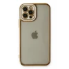 Newface Apple iPhone 12 Pro Max Kılıf Liva Lens Silikon - Beyaz