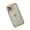 Newface Apple iPhone 12 Pro Max Kılıf Liva Lens Silikon - Beyaz