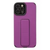 Newface Apple iPhone 12 Pro Max Kılıf Mega Standlı Silikon - Mor