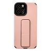 Newface Apple iPhone 12 Pro Max Kılıf Mega Standlı Silikon - Pudra
