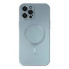 Newface Apple iPhone 12 Pro Max Kılıf Moshi Lens Magneticsafe Silikon - Sierra Blue