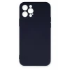 Newface Apple iPhone 12 Pro Max Kılıf Nano içi Kadife Silikon - Lacivert