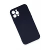 Newface Apple iPhone 12 Pro Max Kılıf Nano içi Kadife Silikon - Lacivert