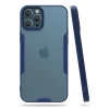 Newface Apple iPhone 12 Pro Max Kılıf Platin Silikon - Lacivert