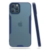 Newface Apple iPhone 12 Pro Max Kılıf Platin Silikon - Lacivert