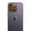 Newface Apple iPhone 12 Pro Neon Fosforlu Kamera Lens - Sarı