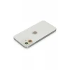 Newface Apple iPhone 12 Renkli Kamera Lens Koruma Cam - Turuncu-Yeşil