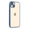 Newface Apple iPhone 13 Kılıf Razer Lensli Silikon - Açık Mavi