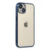 Newface Apple iPhone 13 Kılıf Razer Lensli Silikon - Lacivert
