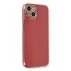 Newface Apple iPhone 13 Kılıf Volet Silikon - Kırmızı