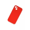 Newface Apple iPhone 13 Mini Kılıf Lansman Legant Silikon - Kırmızı