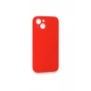 Newface Apple iPhone 13 Mini Kılıf Lansman Legant Silikon - Kırmızı