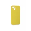 Newface Apple iPhone 13 Mini Kılıf Lansman Legant Silikon - Sarı