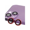 Newface Apple iPhone 13 Mini Raze Metal Kamera Lens - Kırmızı