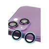 Newface Apple iPhone 13 Mini Raze Metal Kamera Lens - Mavi