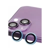 Newface Apple iPhone 13 Mini Raze Metal Kamera Lens - Mavi