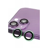 Newface Apple iPhone 13 Mini Raze Metal Kamera Lens - Yeşil