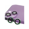 Newface Apple iPhone 13 Mini Raze Metal Kamera Lens - Yeşil