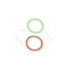 Newface Apple iPhone 13 Mini Renkli Kamera Lens Koruma Cam - Yeşil-Pembe