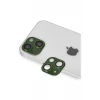 Newface Apple iPhone 13 Pers Alüminyum Kamera Lens - Yeşil