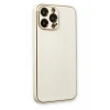Newface Apple iPhone 13 Pro Kılıf Coco Karbon Silikon - Beyaz