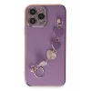Newface Apple iPhone 13 Pro Kılıf Esila Silikon - Mor