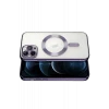 Newface Apple iPhone 13 Pro Kılıf Kross Magneticsafe Kapak - Mor