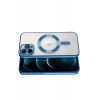 Newface Apple iPhone 13 Pro Kılıf Kross Magneticsafe Kapak - Sierra Blue