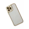 Newface Apple iPhone 13 Pro Kılıf Liva Lens Silikon - Beyaz