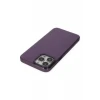 Newface Apple iPhone 13 Pro Max Kılıf Anka PC Sert Metal Kapak - Mor