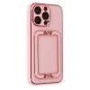 Newface Apple iPhone 13 Pro Max Kılıf Coco Elit Kapak - Pembe