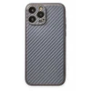 Newface Apple iPhone 13 Pro Max Kılıf Coco Karbon Silikon - Gri
