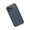 Newface Apple iPhone 13 Pro Max Kılıf Coco Karbon Silikon - Mavi