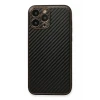 Newface Apple iPhone 13 Pro Max Kılıf Coco Karbon Silikon - Siyah
