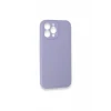 Newface Apple iPhone 13 Pro Max Kılıf Lansman Legant Silikon - Lila
