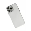 Newface Apple iPhone 13 Pro Max Kılıf Modos Metal Kapak - Şeffaf