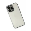 Newface Apple iPhone 13 Pro Max Kılıf Razer Lensli Silikon - Siyah