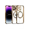 Newface Apple iPhone 13 Pro Max Kılıf Slot Silikon - Gold