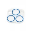 Newface Apple iPhone 13 Pro Max Shine Kamera Lens Koruma Cam - Mavi
